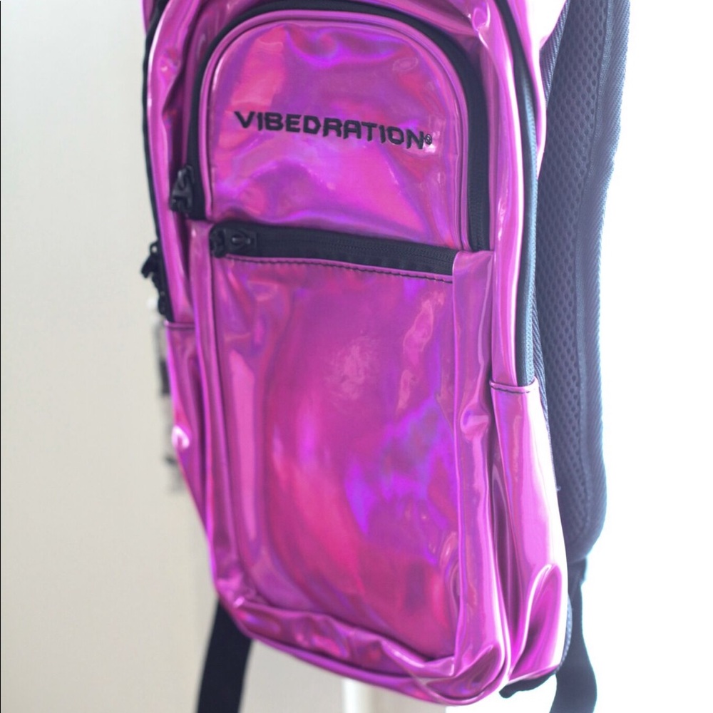 Pink hydration pack